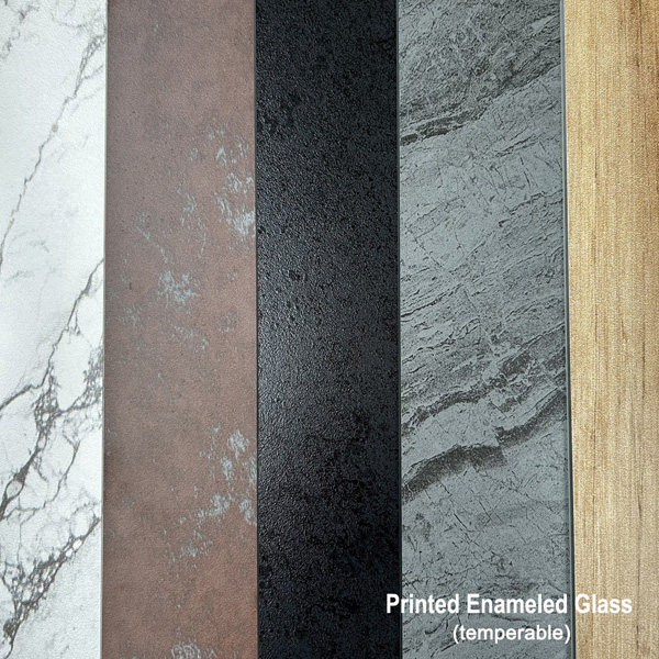 Enameled Printed Glass